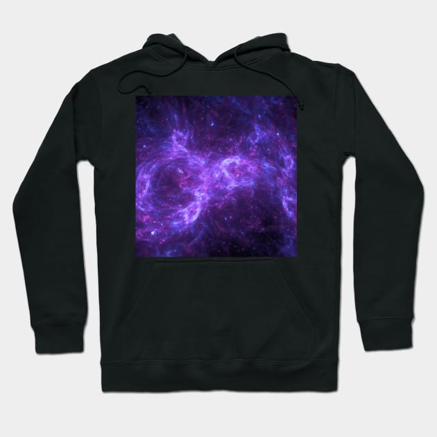 purple galaxy abstract Hoodie by PREMIUMSHOP